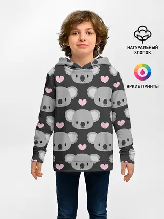 Детское худи / Мордочки коал