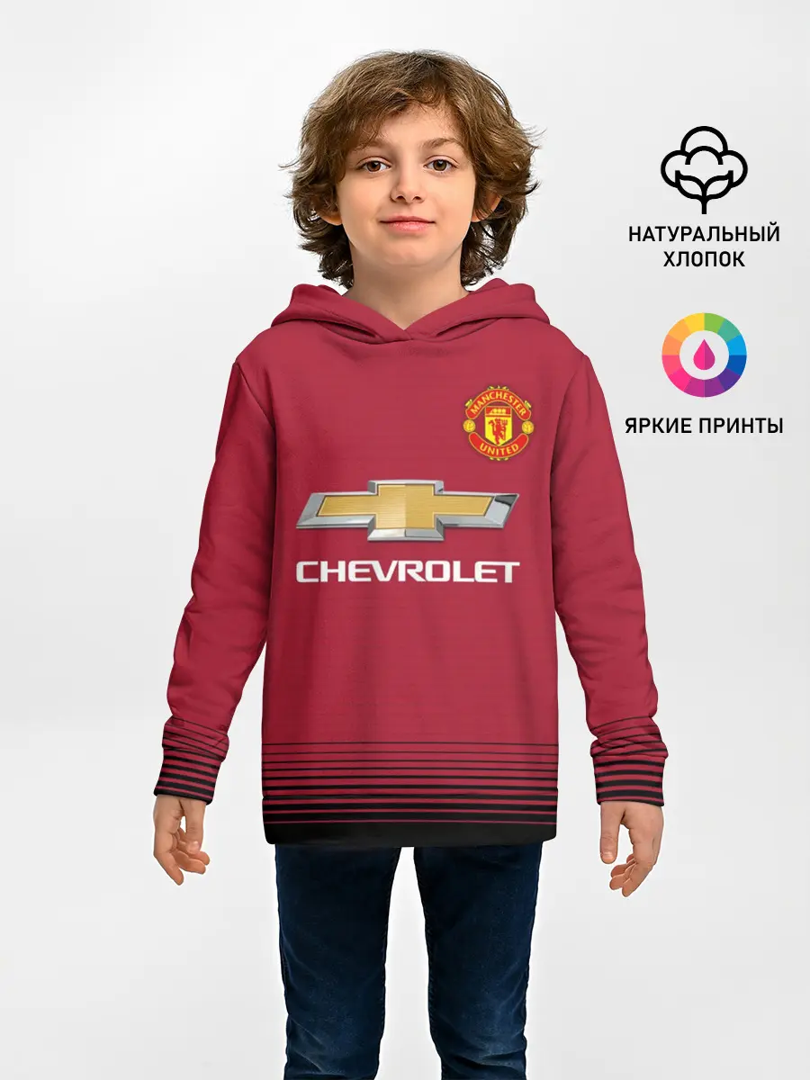 Детское худи / Манчестер Юнайтед 18-19