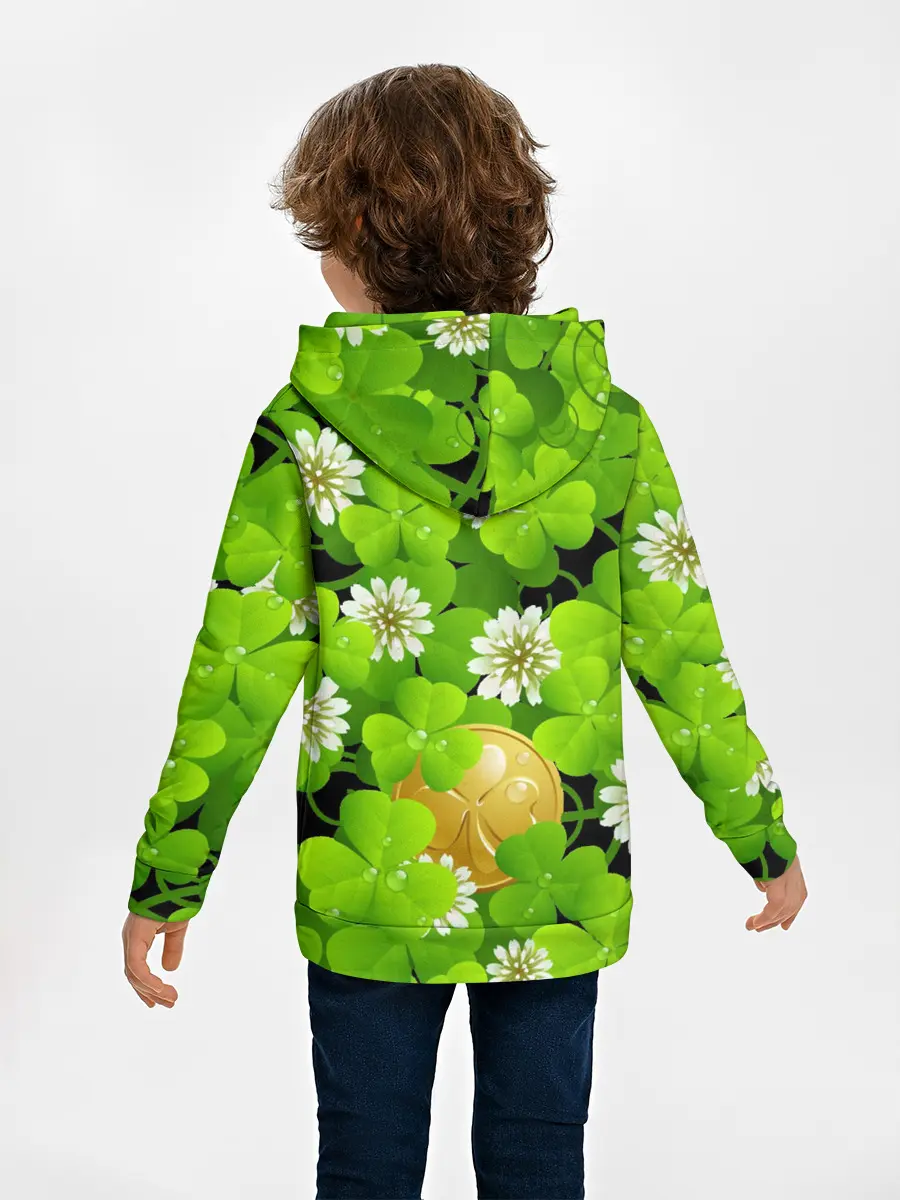 Детское худи / Ирландский Клевер и Монетка