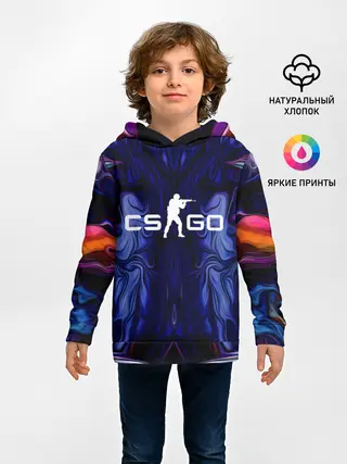Детское худи / CS GO WAVES SKIN