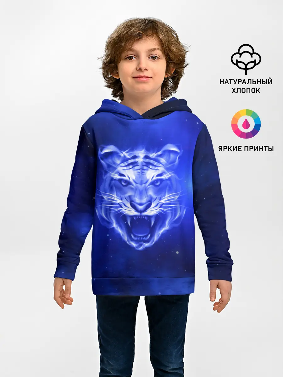 Детское худи / Космический тигр