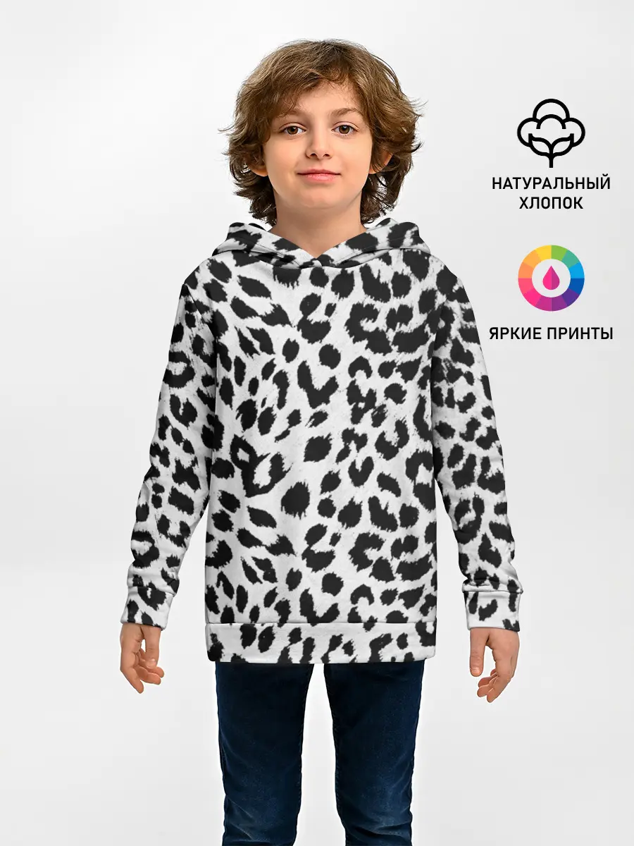 Детское худи / ЯГУАР ТЕКСТУРА