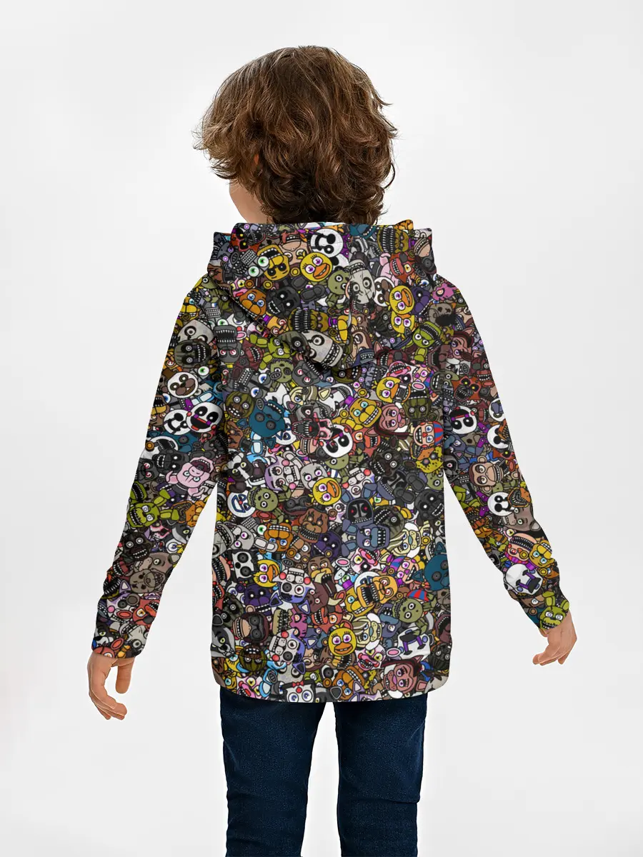 Детское худи / FNaF стикербомбинг