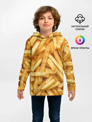 Детское худи / Картошка фри/Фастфуд