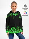 Детское худи / GREEN FIRE | ОГОНЬ