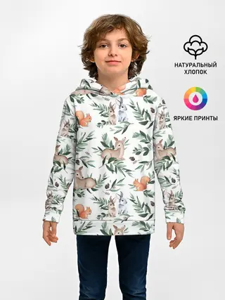 Детское худи / Лесные животные