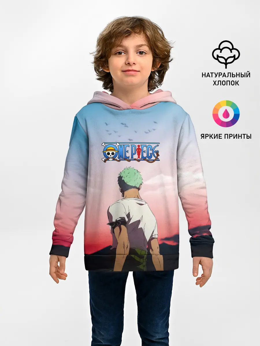 Детское худи / Ророноа Зоро эпичный One Piece