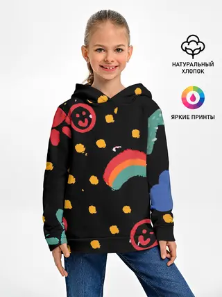 Детское худи / красочное детство