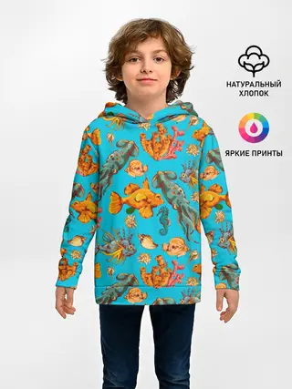 Детское худи / Подводный мир