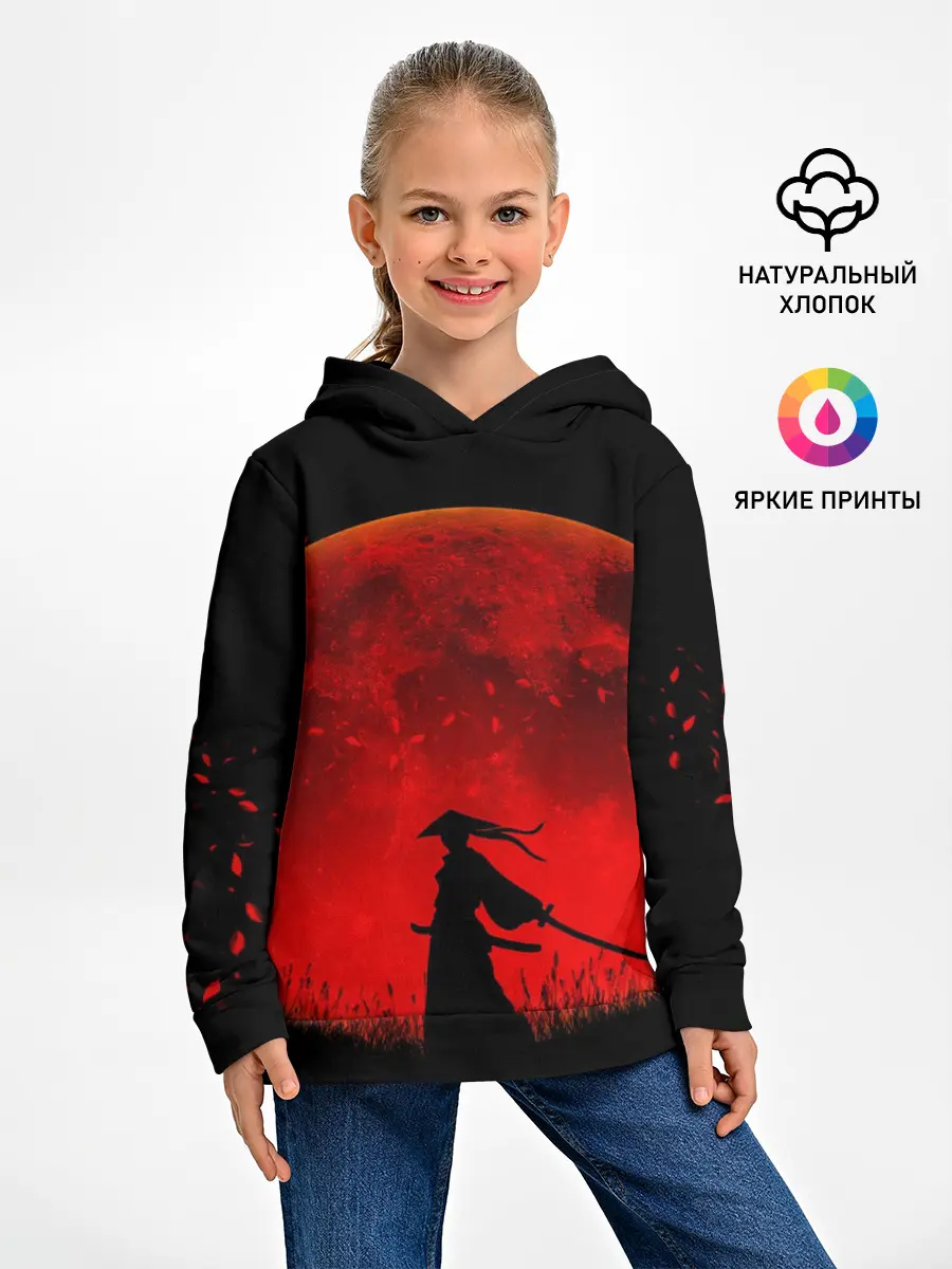 Детское худи / Самурай 3D