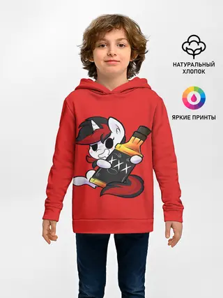 Детское худи / Единорог с бутылкой