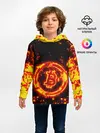 Детское худи / BITCOIN / БИТКОИН / ОГОНЬ