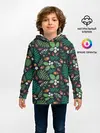 Детское худи / Лесные листочки цветочки