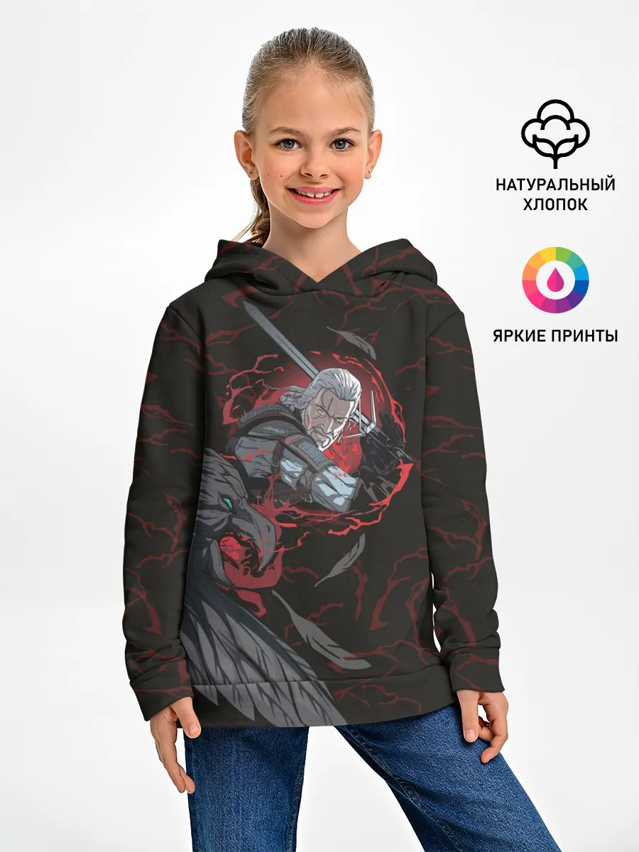 Детское худи / Кровь дракона и смелый Ведьмак