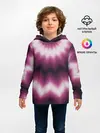 Детское худи / Черно-пурпурный калейдоскоп
