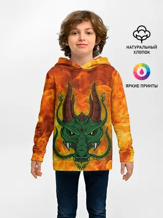 Детское худи / Японский дракон | Japanese Dragon