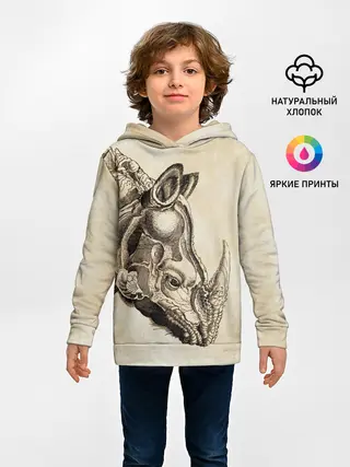 Детское худи / Носорог