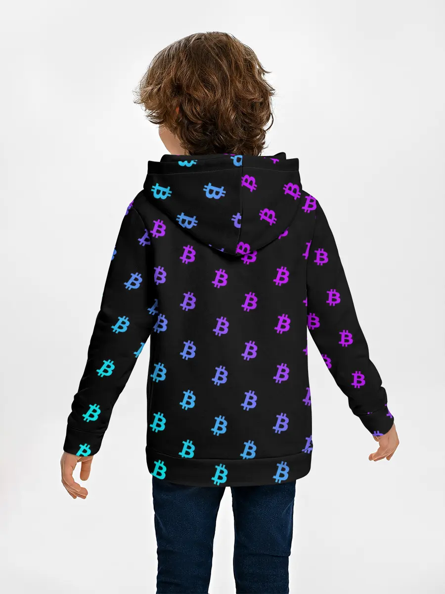 Детское худи / БИТКОИН НЕОН |BITCOIN NEON