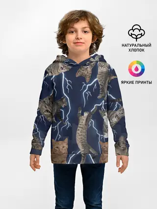 Детское худи / Коты