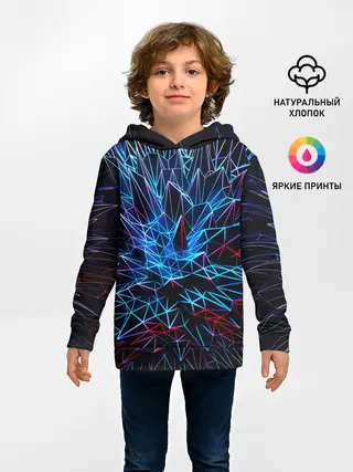 Детское худи / NEON GEOMETRY