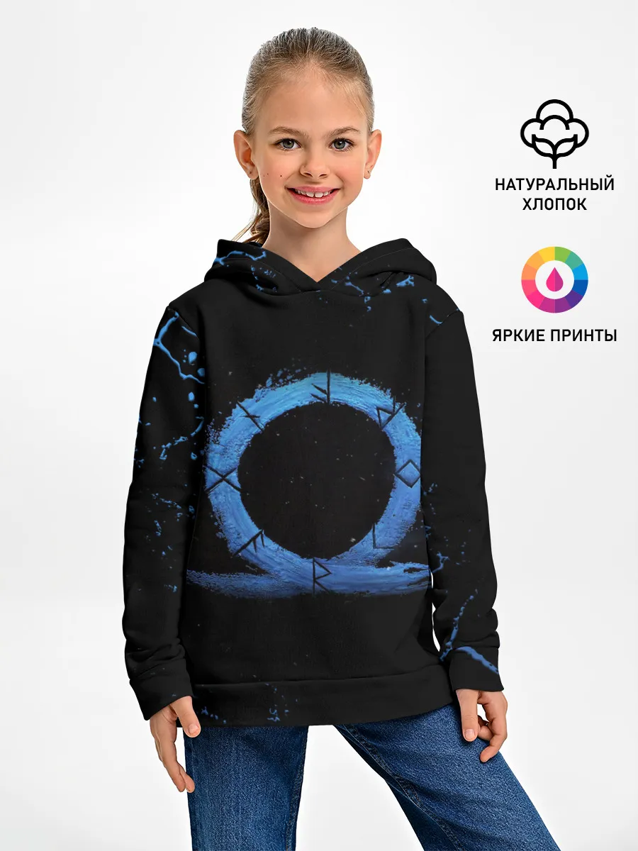 Детское худи / GOD OF WAR LOGO ЭМБЛЕМА / РАГНАРЁК