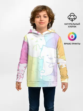 Детское худи / Котоколлаж 05