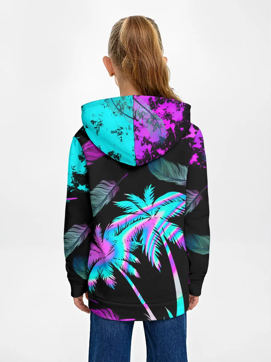 Детское худи / Неоновое лето