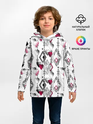 Детское худи / Абстрактный современный узор