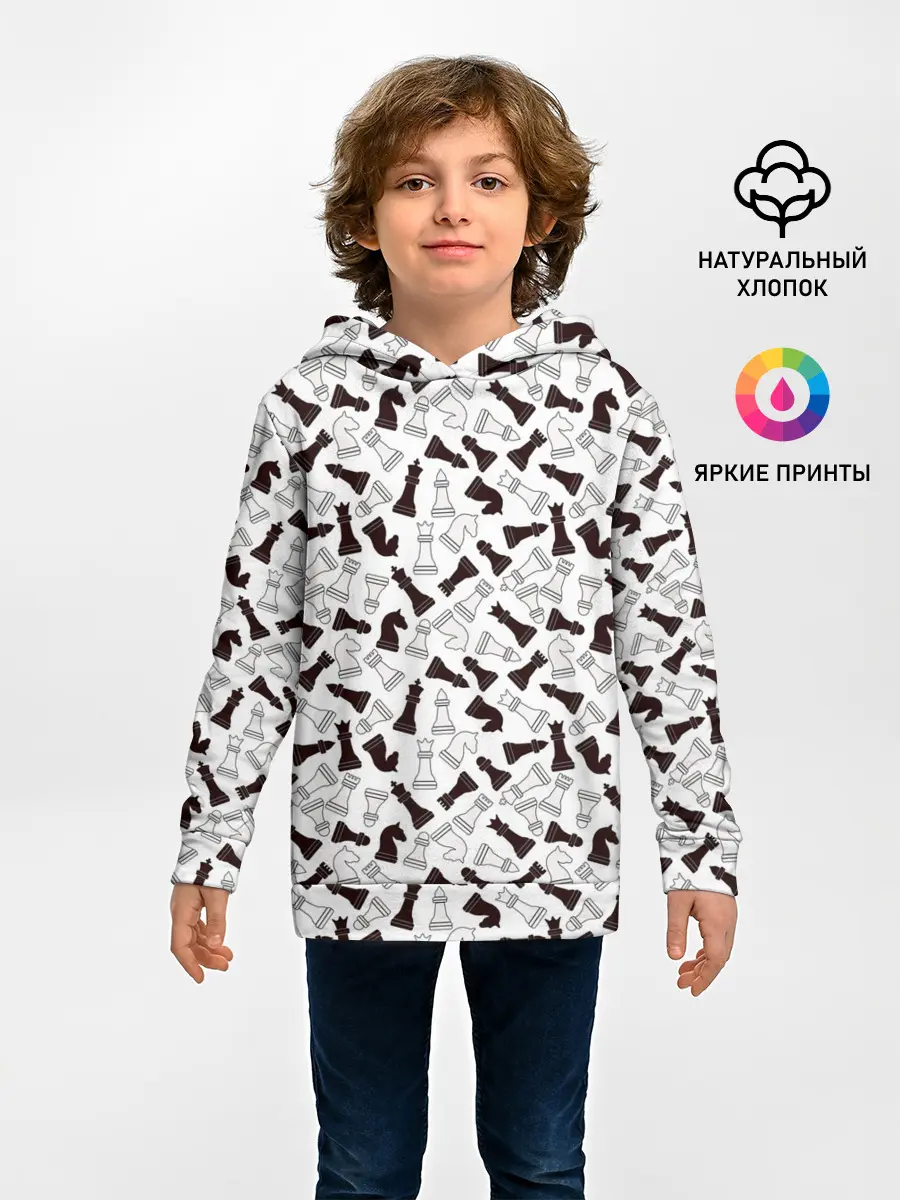 Детское худи / Шахматные Фигуры