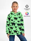Детское худи / Кошки черные