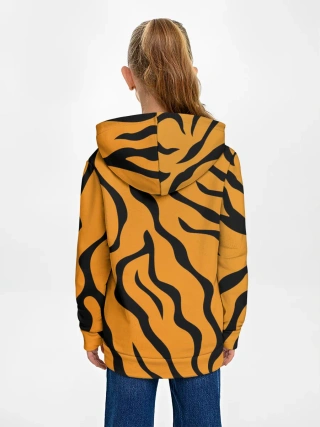 Детское худи / ТИГРИННЫЕ ПОЛОСЫ