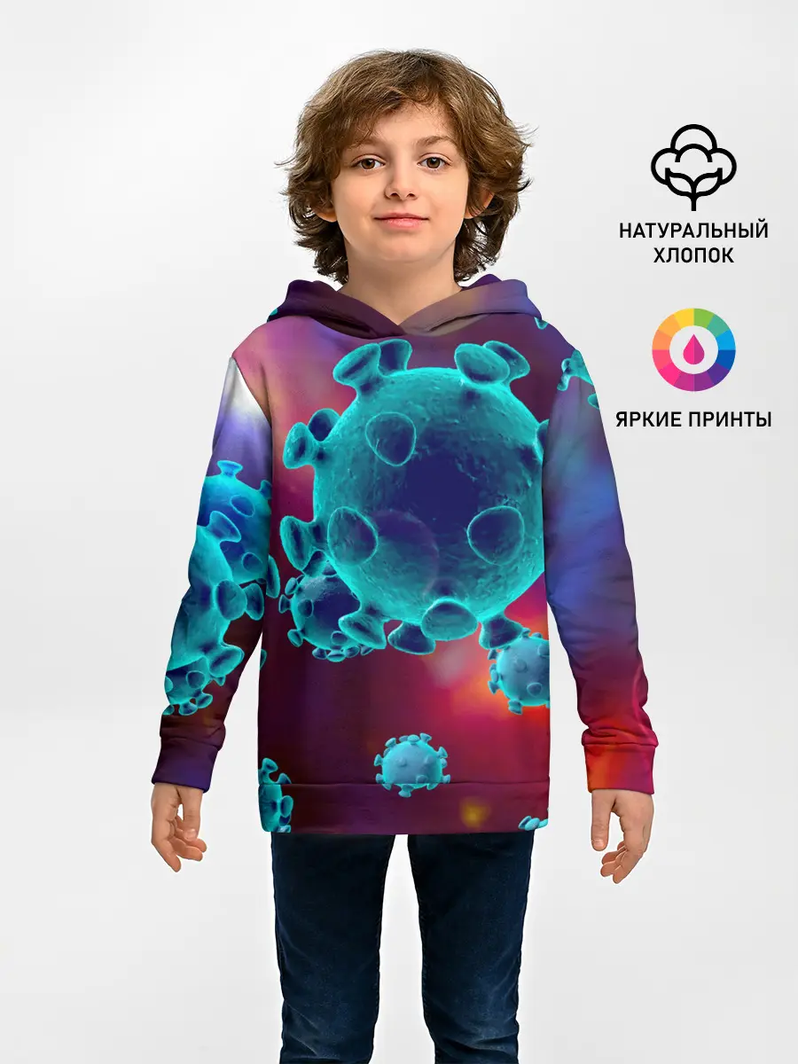 Детское худи / Коронавирус