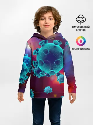 Детское худи / Коронавирус