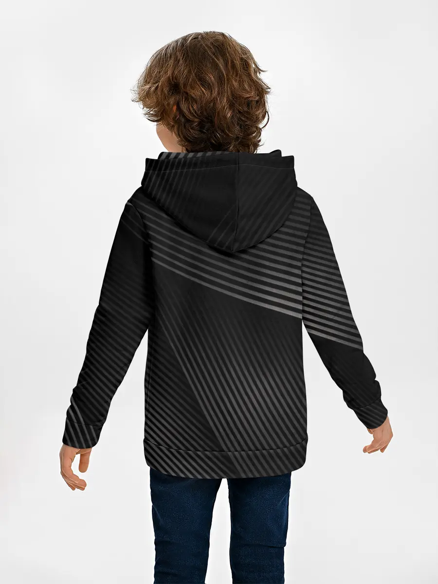 Детское худи / МЕТАЛЛИЧЕСКИЕ ПОЛОСЫ / METAL STRIPS