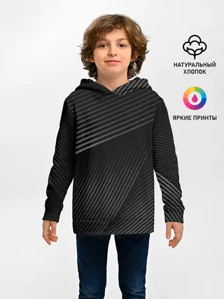 Детское худи / МЕТАЛЛИЧЕСКИЕ ПОЛОСЫ / METAL STRIPS