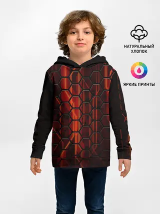 Детское худи / Огненные соты