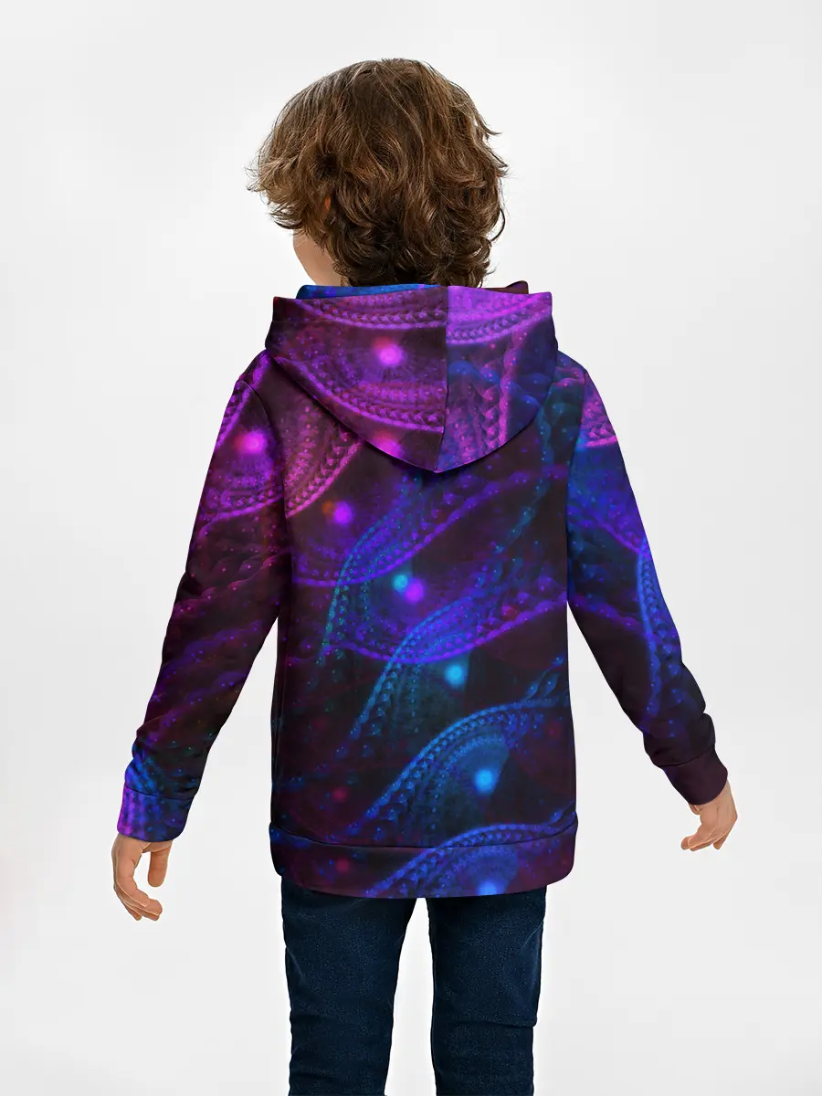 Детское худи / NEON FRACTAL