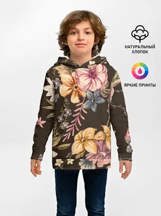 Детское худи / цветы