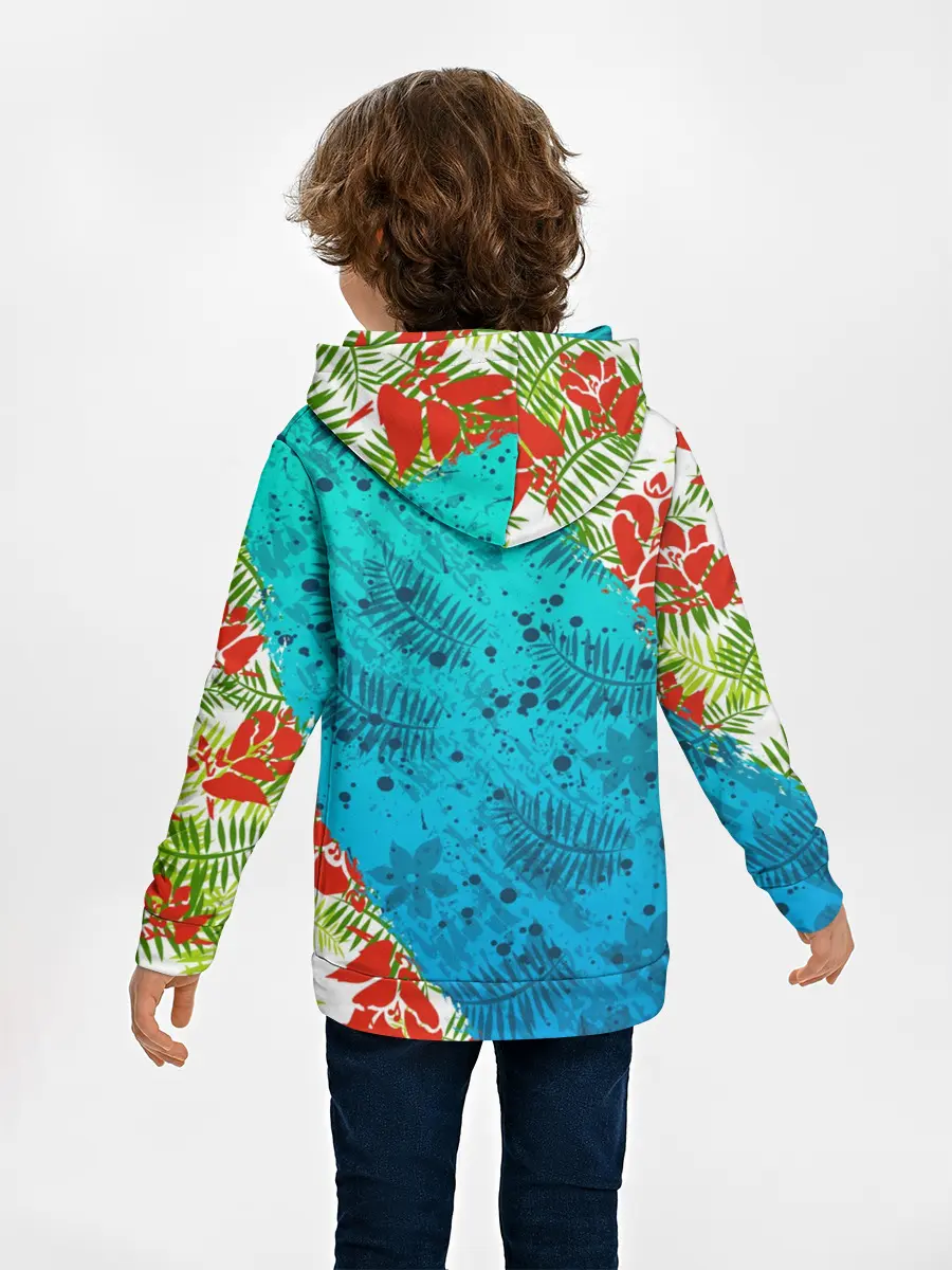 Детское худи / ЛЕТНИЕ КРАСКИ | ТРОПИКИ / SUMMER / МОРЕ