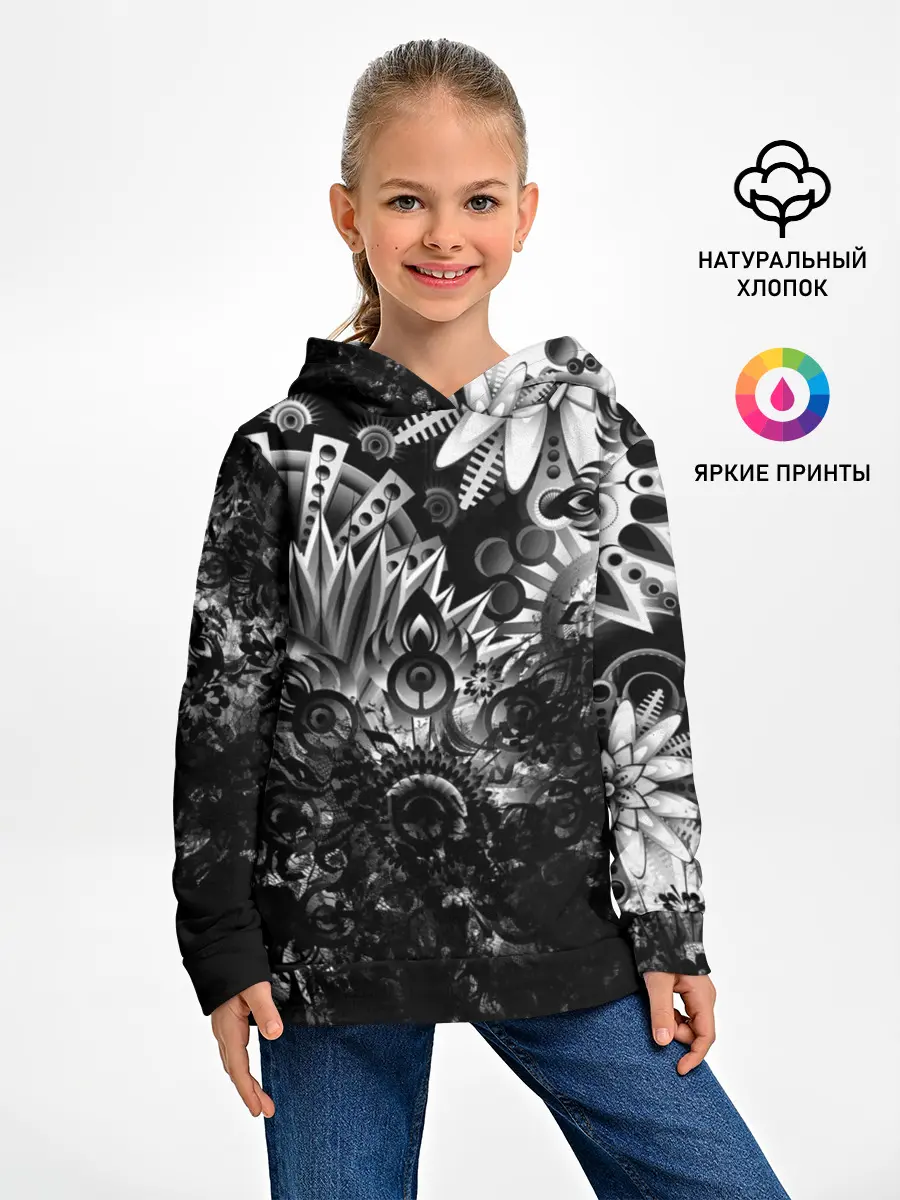Детское худи / Floral Pattern