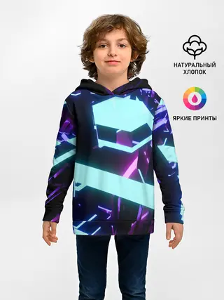 Детское худи / Blue Neons