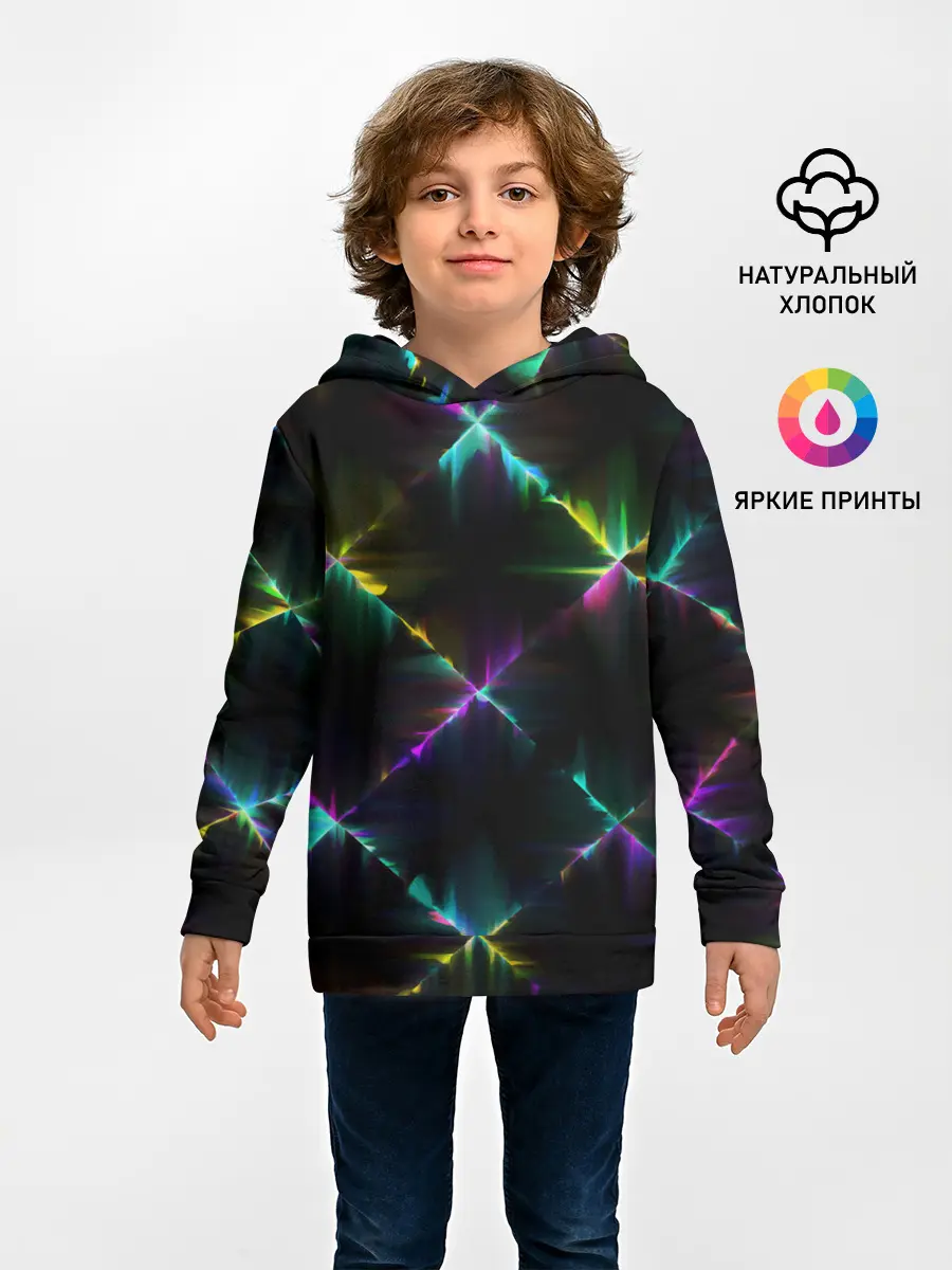 Детское худи / НЕОНОВАЯ ТЕКСТУРА