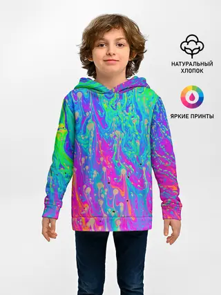Детское худи / НЕОНОВАЯ ПАЛИТРА