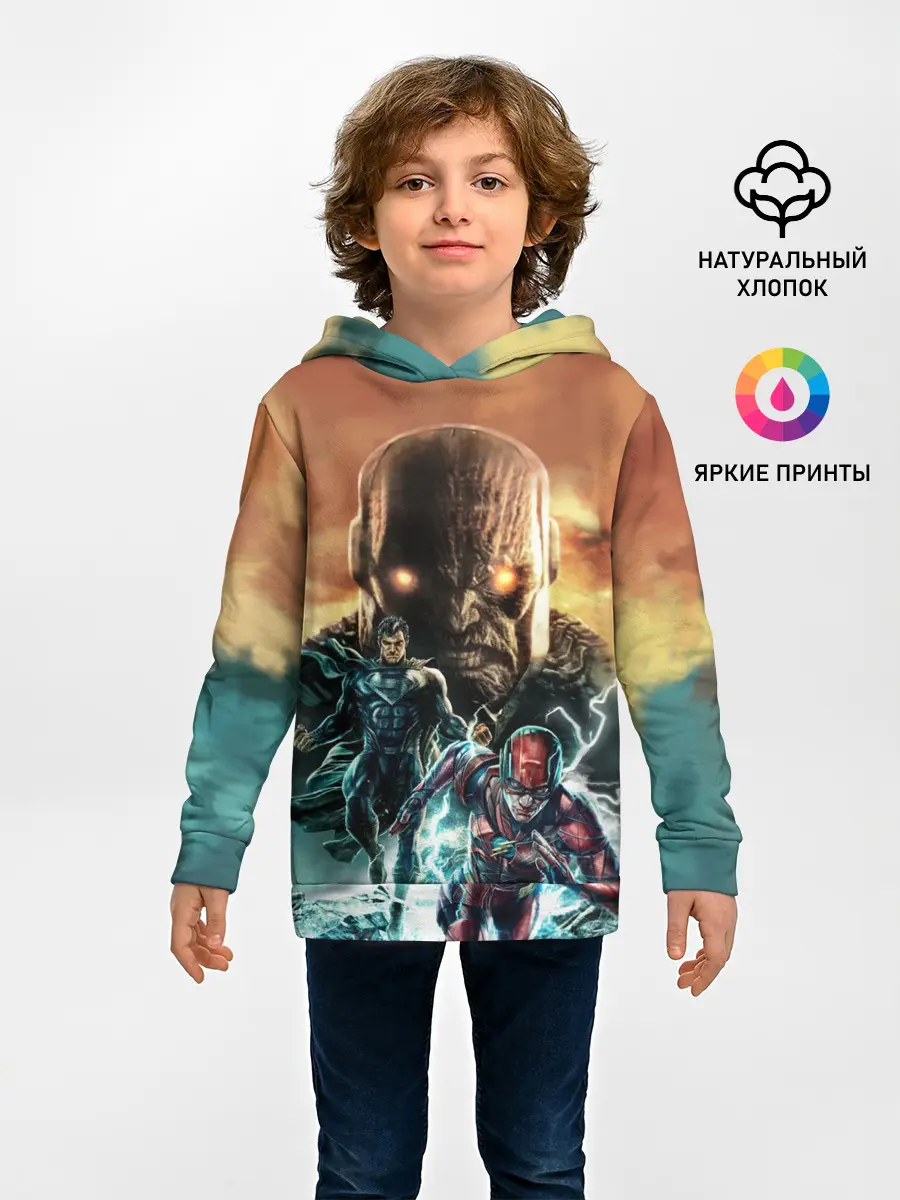 Детское худи / The Flash, Superman V Darkseid