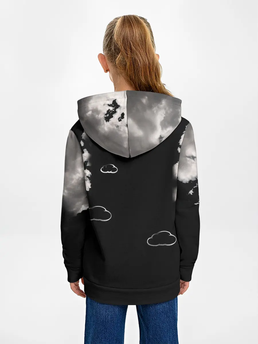 Детское худи / Грозовой, кошак