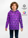 Детское худи / Фиолетовые треугольники