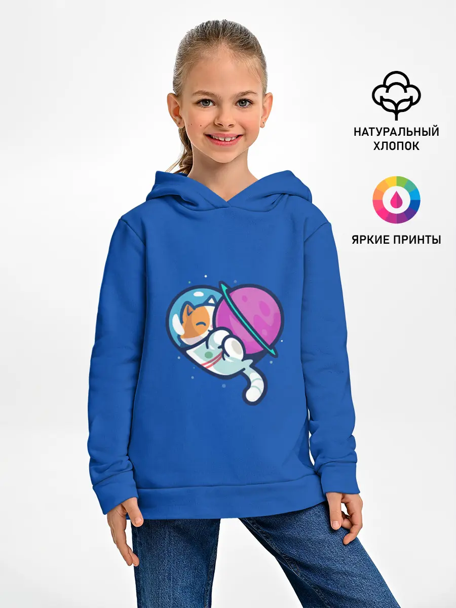 Детское худи / Кот космонавт