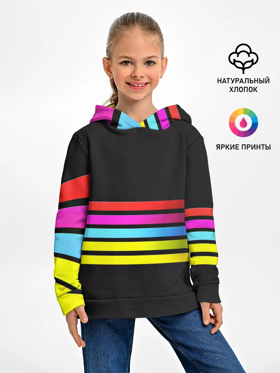 Детское худи / NEON GEOMETRY
