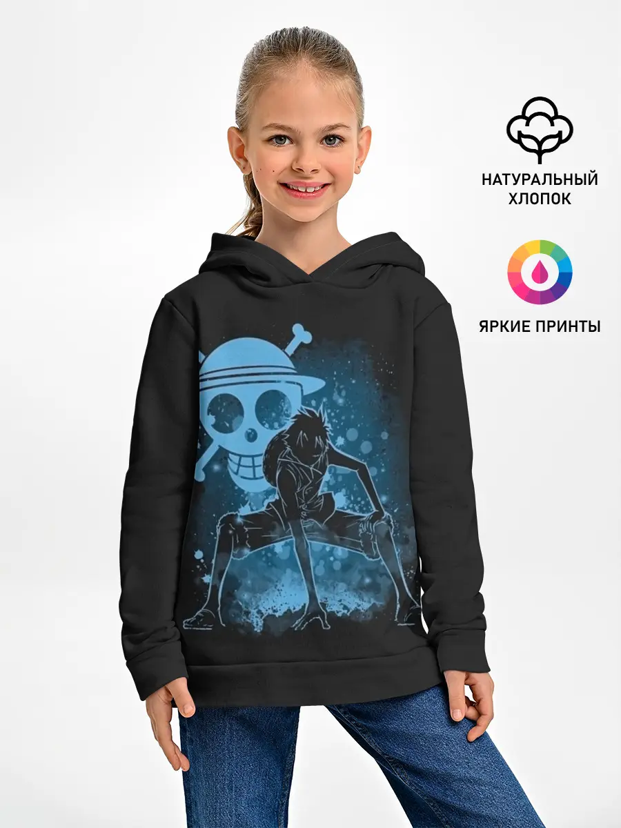 Детское худи / под водой One Piece