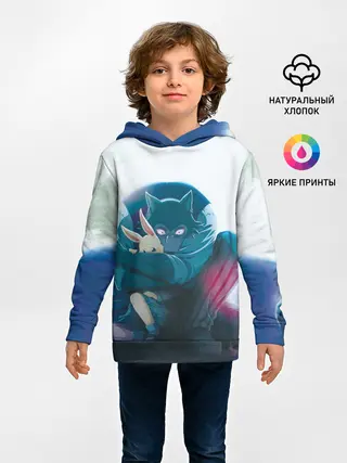 Детское худи / Легоси Хару крупный принт